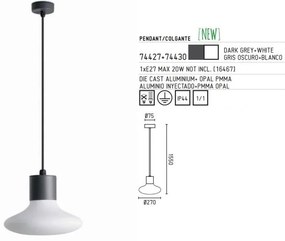 Pendul exterior 74427+glob 74430 Blub-s