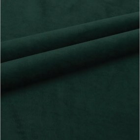 Set de canapea extensibila reversibila in forma de L VALERIO SLIM 200x140 cm, verde inchis + 2 perne GRATUIT