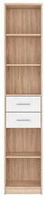 Raft Nepo Plus 26 (stejar sonoma + alb) . 1098381