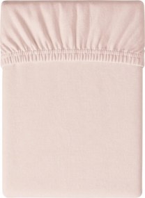 Cearsaf Jersey cu elastic 180 x 200 cm roz deschis