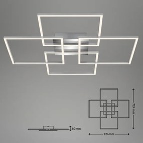 Lustră LED dimabilă aplicată FRAME 4xLED/12W/230V Briloner
