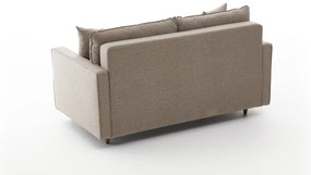 Canapea două locuri Edasich (crem). 1087923