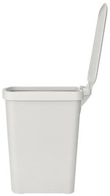 Coș cu pedală Brabantia StepUp 1008483, 25 L, Materiale ecologice, Deschidere mare, Gri deschis