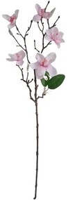 Crenguță artificială Magnolia roz deschis,  64 cm