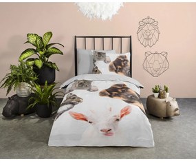 Lenjerie de pat pentru copii din bumbac pentru pat de o persoană, extinsă 140x220 cm Semmie – Good Morning