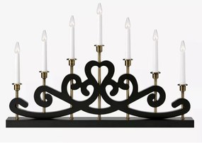 Decorațiune luminoasă de Crăciun neagră Nightfall – Markslöjd