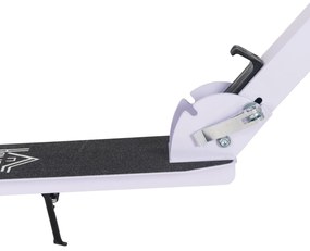 HOMCOM Trotinetă Pliabilă, Ghidon Reglabil pe 4 Nivele, Sistem de Frânare în Spate pentru Copii și Adolescenți, Greutate Max. 100 kg, Dim. 88L x 37l x 75-100H cm, Alb | Aosom Romania