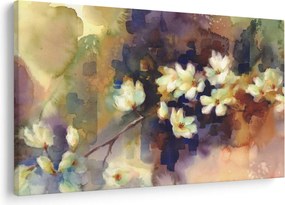 Tablou - Magnolii albe, pictură (90x60 cm)