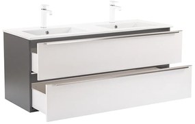 Dulap inferior Vario Trim 120 cu lavoar antracit-alb