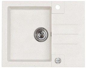 Chiuvetă de bucătărie ALVEUS 1090947 ROCK 59,5x47,5 cm alb