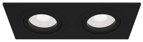 Corp incastrabil cu 2 spoturi directionabile Atom negru MY-DL024-2-02B