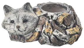InDecor Ghiveci ceramic pentru flori vulpe Ebi, 34x 25 x 17 cm