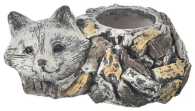InDecor Ghiveci ceramic pentru flori vulpe Ebi, 34x 25 x 17 cm