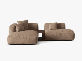 Coltar modular Martina catifea Vogue L285 cm + masuta de cafea