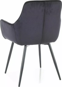 Scaun de dining tapiTat FIGO, negru