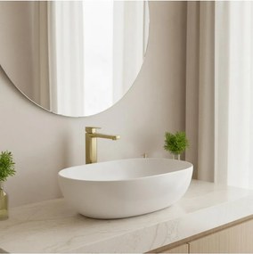 Baterie lavoar inalta Rea Arlo auriu periat