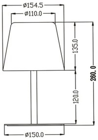 Lampă LED RGBW dimabilă de masă Lucide 13815/02/99 RIO LED/1,8W/4V negru
