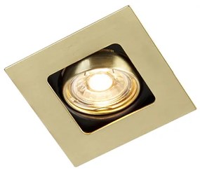 Spotlight inteligent îngropat alamă pătrat, cu WiFi GU10 - Artemis