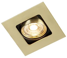 Spotlight inteligent îngropat alamă pătrat, cu WiFi GU10 - Artemis