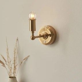 Lampă LED reîncărcabilă dimabilă de perete Endon 114817 BURLEY LED/1,5W/5V alamă/roz