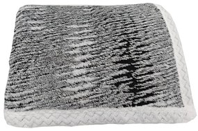 Pătură neagră din sherpa 150x200 cm Marble – My House