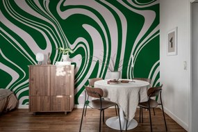 Fototapet, Swirly, Green, Rebel Walls