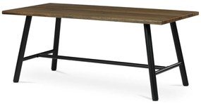 Masă de sufragerie din lemn masiv 180 x 90 cm, nuc