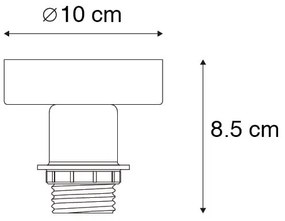 Plafonieră din oțel - Combi