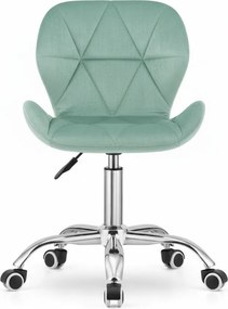 Scaun de birou mentolat AVOLA VELVET