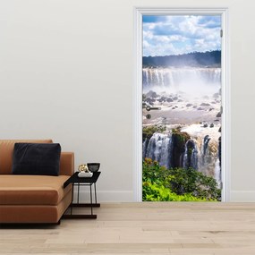 Fototapet pentru ușă - Cascade Iguassu (95x205cm)