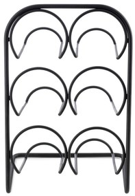 Suport pentru sticle de vin din metal număr sticle 6 – Compactor