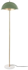 Lampadar verde/auriu cu abajur din metal (înălțime 154 cm) Waved – Leitmotiv