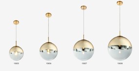 Pendul modern 20cm VARUS alama/auriu 15855 GL