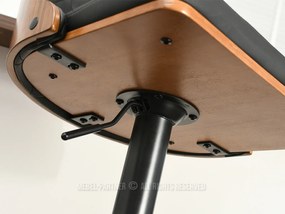 Scaun Haire (nuc închis + negru). 1110585