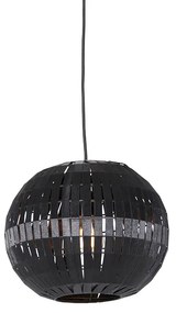 Lampă modernă suspendată neagră 30 cm - Zoë