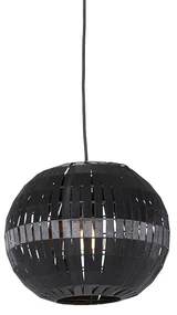 Lampă modernă suspendată neagră 30 cm - Zoë