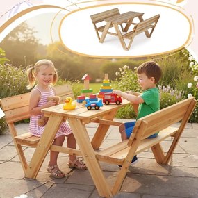 Masă de picnic pentru copii, natur