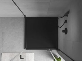 Mexen Flow brodzik pătrat slim 120 x 120 cm, negru mat - 46S701212