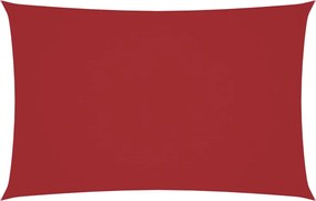 vidaXL Parasolar, roșu, 2x4,5 m, țesătură oxford, dreptunghiular
