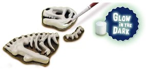 Set creativ mulaj si pictura - T-rex cu schelet fotoluminescent
