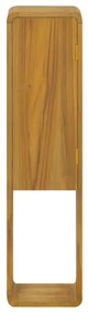338244 vidaXL Dulap pentru baie de perete, 25x25x100 cm, lemn masiv de tec