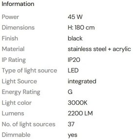Lustra LED dimabila design modern Organic negru