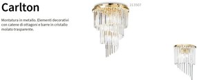 Aplica perete moderna design elegant CARLTON AP3 oro 213491