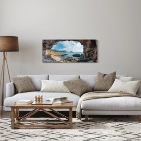 Tablou - Peșteră lângă mare (120x50 cm)
