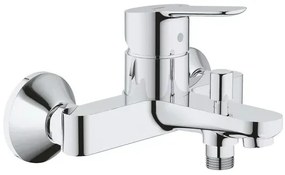 Set baterii lavoar cada Grohe BauEdge si dus cu bara Tempesta crom lucios