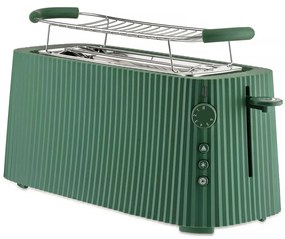 Prăjitor de pâine Plissé, pulmonar, album - Alessi Culoare: verde