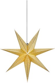 Decorațiune suspendată de Crăciun Markslöjd Glitter, lungime 75 cm, auriu