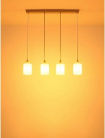 Lustra cu 4 pendule din sticla TRENT