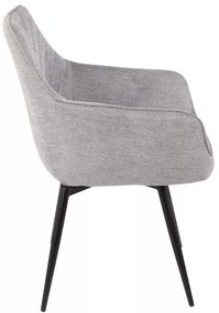 Scaun Servio gri/negru Brego07