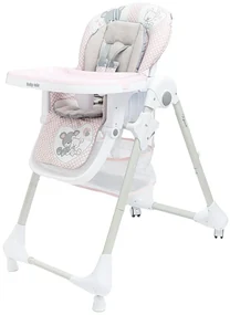 Scaun înalt pentru copii Baby Mix Infant, roz
